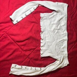 off shoulder white crop